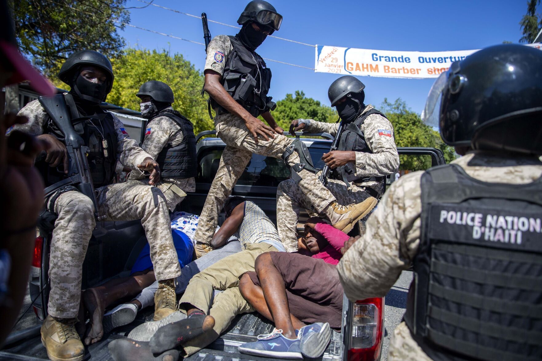 APTOPIX Haiti Protest